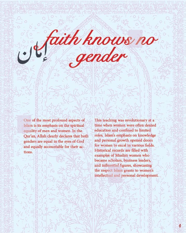 FAITH KNOWS NO GENDER: Equal in the eyes of God