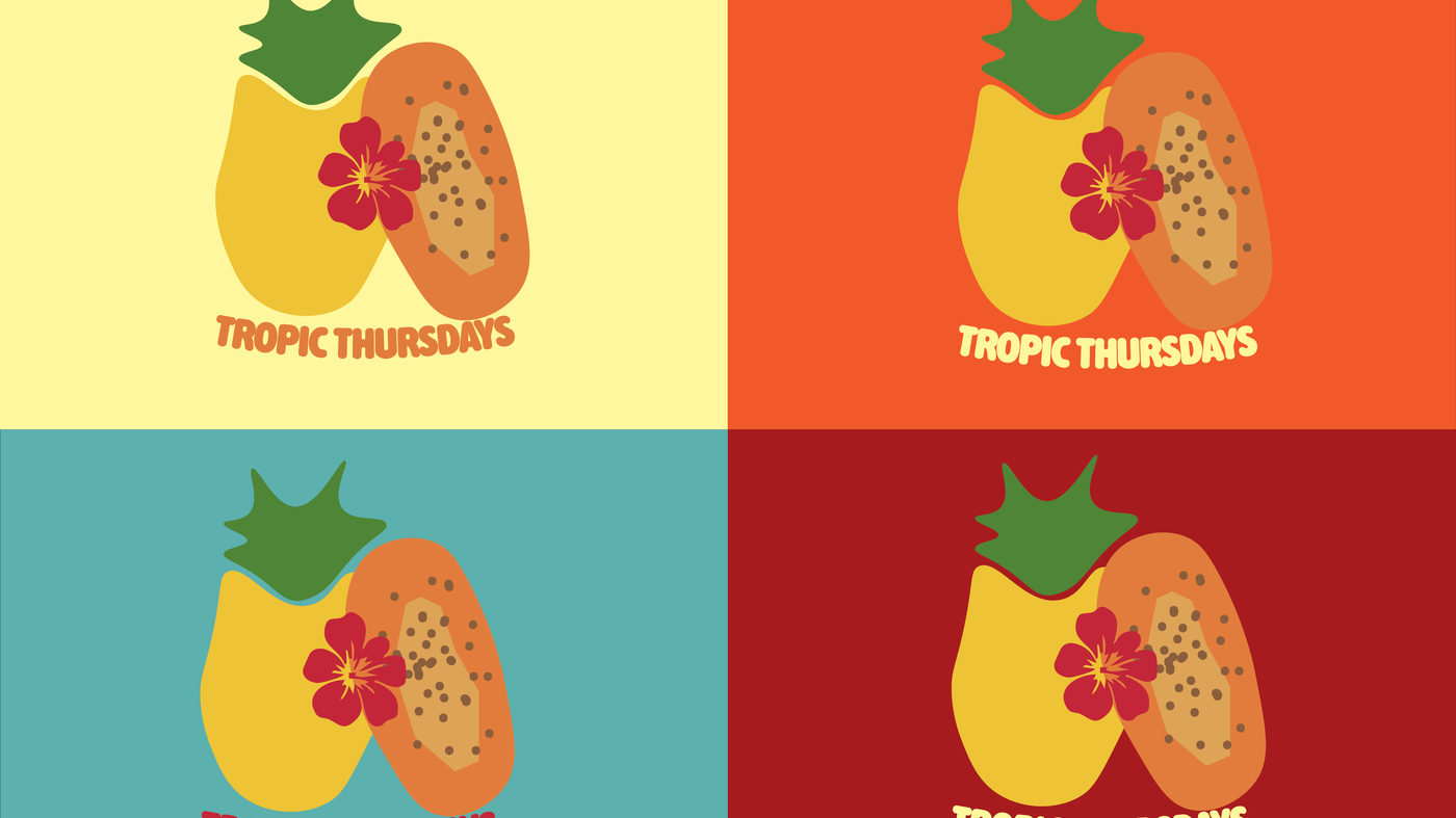 TROPIC THURSDAY: One logo, four moods